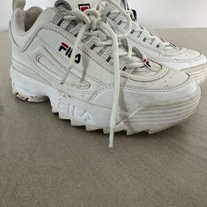FILA White Sneaker Interior Label US 7